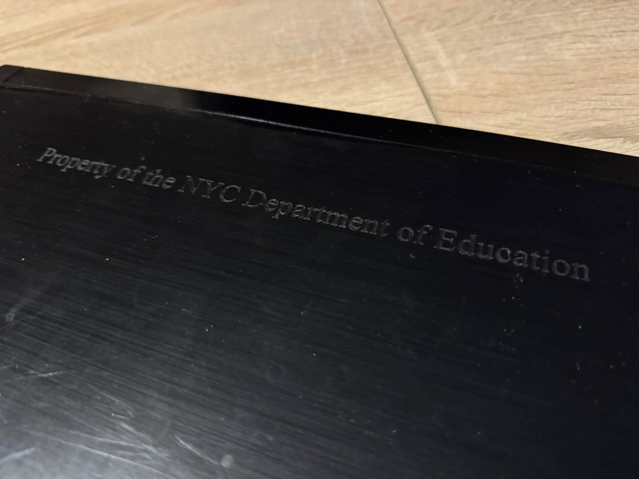 Grawer: Property of the NYC Department of Education